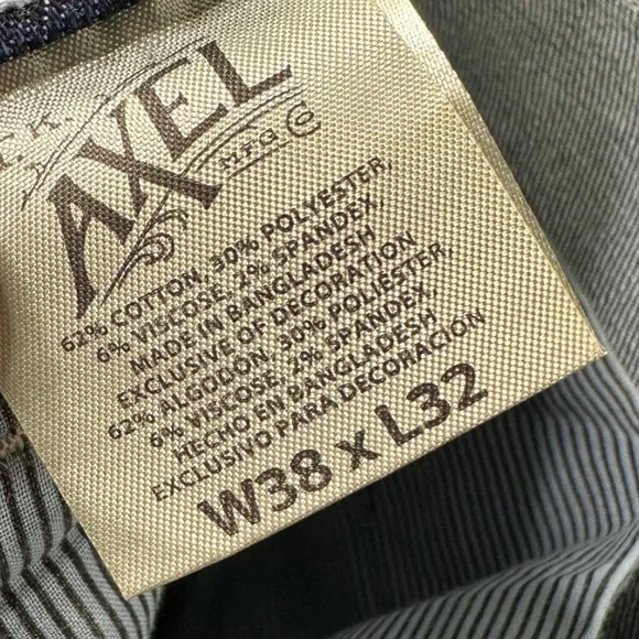 T.K. Axel Jeans Slim Boot Mens 38X32 Blue Distressed Stretch 5 Pocket Denim NEW